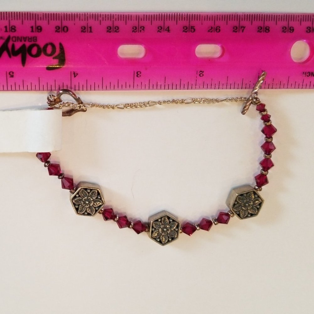 Red Beaded Bracelet